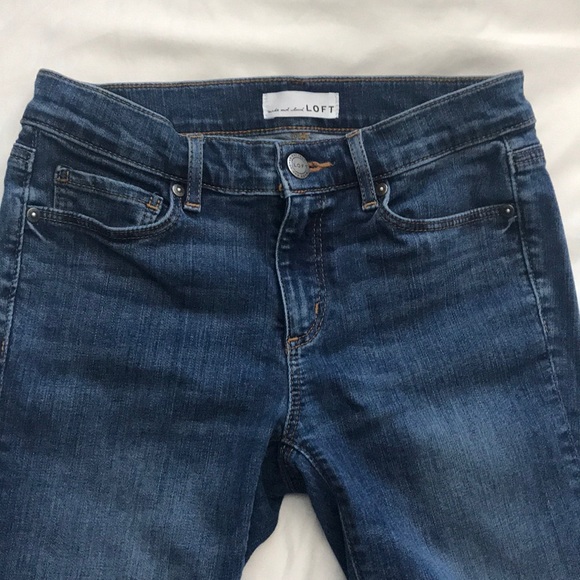 modern straight leg denim jean, high rise - Picture 4 of 5